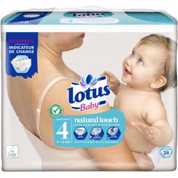 Couches Touch, taille 4 : 7-14 kg Lotus Baby - Intermarché