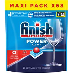 Tablettes lave-vaisselle Finish Powerball All in 1, pack de 182