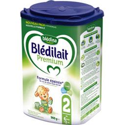 Blédina Blédilait Premium 2, Lait en Poudre pour Bébé, De 6 à 12 Mois, 820g  (Boîtex3) - Achat / Vente lait 2e âge Blédina Blédilait Premium 2, Lait en  Poudre pour Bébé