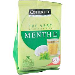 Dosettes thé vert aromatisé à la menthe Cotterley - Intermarché