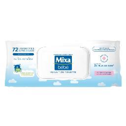 Lingettes Mixa Bébé Au Lait De Toilette - Lot De 864 Lingettes - Hypoallergéniques Compostables - À L'huile D'amande