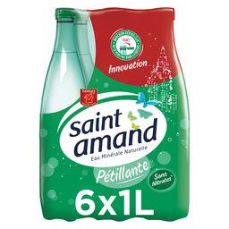 Eau minérale naturelle pétillante - Saint amand - 1 L