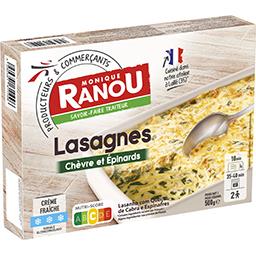 Lasagnes chèvre et épinards Monique Ranou - Intermarché