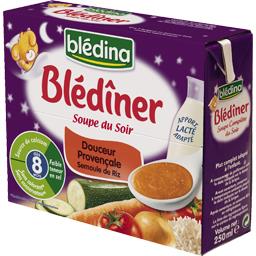 Blédîner - Soupe du soir Douceur Provençale semoule riz, dès 8