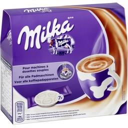 dosettes chocolat Milka pour cafetière Senséo