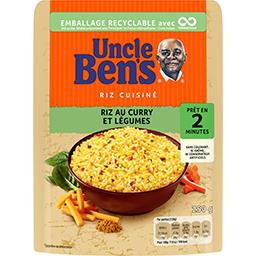 Riz au curry et légumes Uncle Ben's - Intermarché