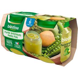 Puree Artichauts Petits Pois Des 6 Mois Bledina Intermarche