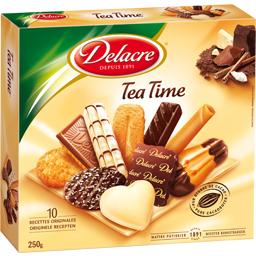 Biscuits Delacre Tea Time, assortiment, boîte de 500 g - Biscuits sucrés