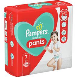 Couches-Culottes Baby-Dry Taille 7 17Kg+ PAMPERS