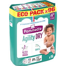 Lot de 62 couches Agility Dry Pommette N°5 - New Quality - Bébé