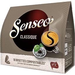 SENSEO Café classique en dosette 18 dosettes 125g pas cher 