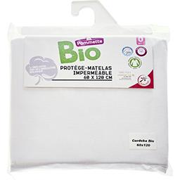 Protege Matelas Impermeable 60x1 Cm Des La Naissance Bio Pommette Intermarche