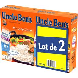 Riz long grain sachet 10 minutes Uncle Ben's - Intermarché