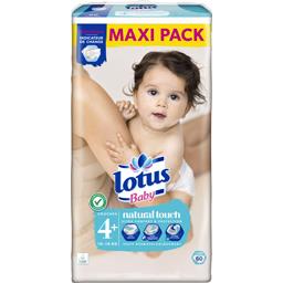 Couches Touch taille 4+, 10-16 kg Lotus Baby - Intermarché