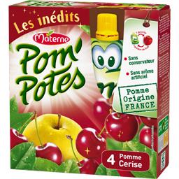 Pom Potes Compote Pomme Cerise Materne Intermarche