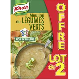 soupe moulinée de légumes verts knorr intermarché