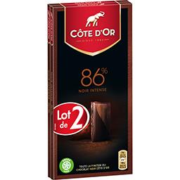 Tablette de chocolat noir Extra Intense 86% COTE D'OR