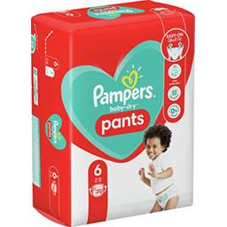 Couches-culottes baby-dry pants taille 6, 15kg+ Pampers - Intermarché