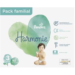 Couches bébé HARMONIE taille 3 Pampers - Intermarché
