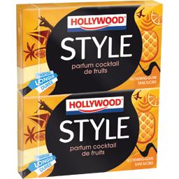 Achat / Vente Hollywood Chewing-gum cocktail fruits sans sucres, 92g