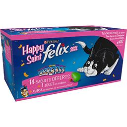 Tendres Effilés sélection de la Campagne en sauce pour chat Félix -  Intermarché