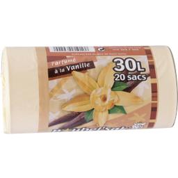 Sacs poubelle parfumés à la vanille, Poubel'sak (20 x 30 L)
