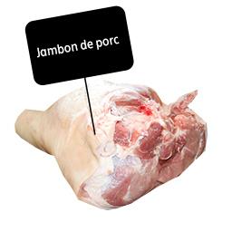 Jambon de porc entier