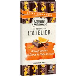 L'ATELIER chocolat noir Écorce d'orange