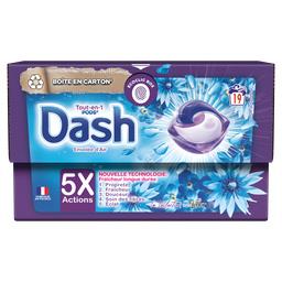 Promo Dash lessive pods tout en 1 envolée d'air 40 doses (b) chez  Intermarché