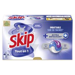 Lessive hygiène 3 en 1, Skip (x24 caps)
