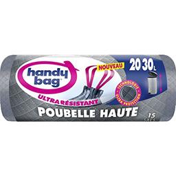 Handy Bag - 4x15 Sacs Poubelle 30L à poignées coulissantes Ultra