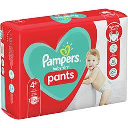 Couches-culottes baby-dry pants taille 4+, 9-15kg Pampers - Intermarché