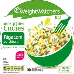 Rigatoni au chèvre et épinards à la crème - Weight Watchers - 280 g