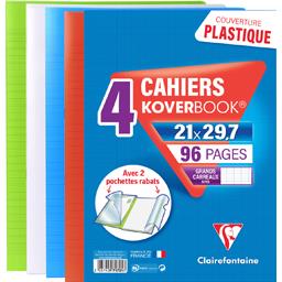 Cahier avec intercalaires 224x297 séyès coloris assortis Clairefontaine -  Intermarché