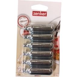 Zenker 43091 Lot de 6 cartouches d'azote, cartouche pour siphon à  chantilly, cartouches pour siphon, Azote : : Cuisine et Maison