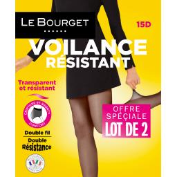 Collant Transparent VOILE 15 GERBE Noir Taille 1 - Neuf Sous Emballage, Voile Mat Très Fin