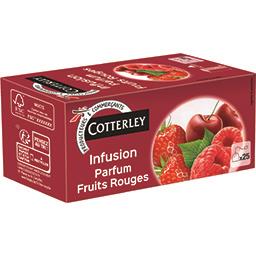 Infusion saveur fruits rouges 25 sachets 40gCOTTERLEY- KIBO