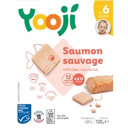 Saumon pêche durable en portions pour bébé dès 6 mois