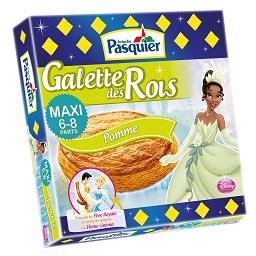 Galette des Rois Pomme Française et fève PASQUIER : la boite de