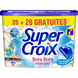 SUPER CROIX Lessive capsules Bora Bora fleurs de monoï et lait d