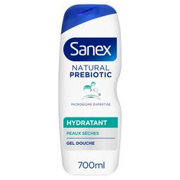 SANEX Natural Prebiotic Hydratation Duschgel – Für Trockene Haut, 12h Feuchtigkeit, 2x 425 Ml