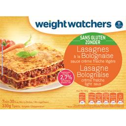 Lasagnes à la bolognaise aux petits légumes et basilic - Weight Watchers -  290g