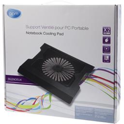 Support Ventilé Pour Pc Portable - Ventilateur 1x180mm - Compatible  Jusqu'au 15,6 à Prix Carrefour