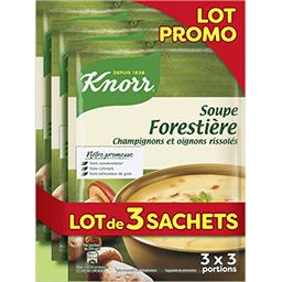 Knorr Soupe Déshydratée Forestière Champignons et Oignons Rissolés - 85 g