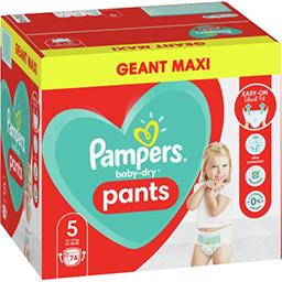 Couches-culottes baby-dry pants taille 5, 12kg-17kg Pampers