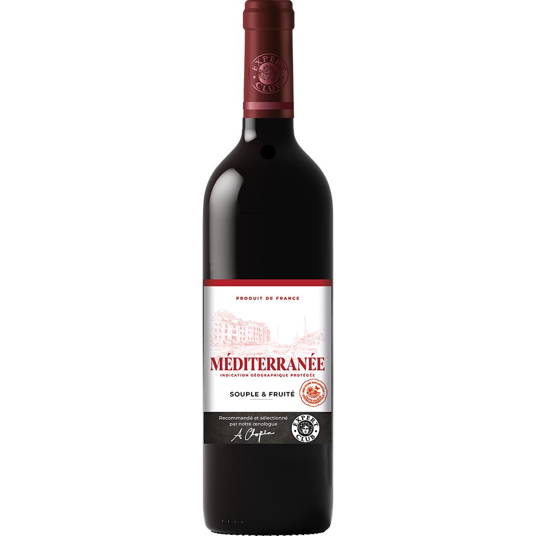 Mditerrane IGP, vin Rouge, Expert Club, une marque Intermarch -  Intermarch