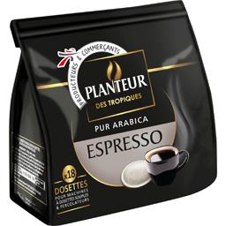 36 dosettes de café espresso 250g PLANTEUR DES TROPIQUES - KIBO