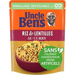 Riz & lentilles au curry Uncle Ben's - Intermarché