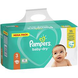 Couches premium protection taille 3, 6kg-10kg Pampers - Intermarché