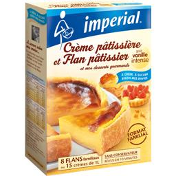 Crème pâtissière et flan pâtissier goût vanille intense Imperial -  Intermarché